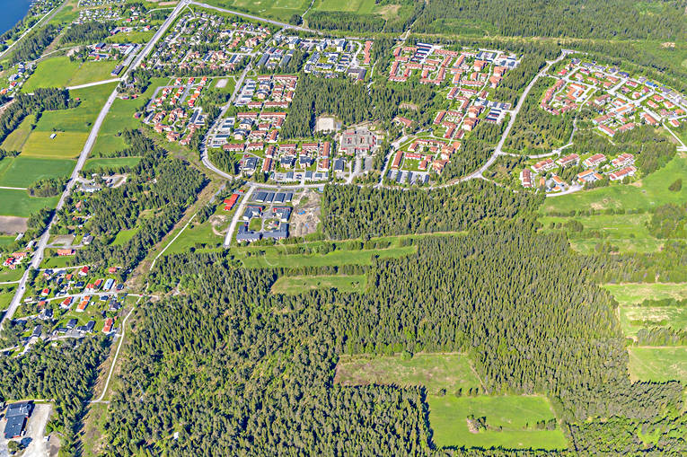 aerial photo, aerial photo, aerial photos, aerial photos, drone aerial, drnarfoto, Jamtland, Odensala, Ostersund, stder, summer, Torvalla