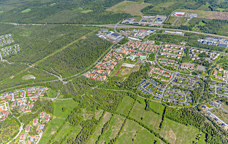 aerial photo, aerial photo, aerial photos, aerial photos, drone aerial, drnarfoto, Jamtland, Odensala, Ostersund, stder, summer, Torvalla