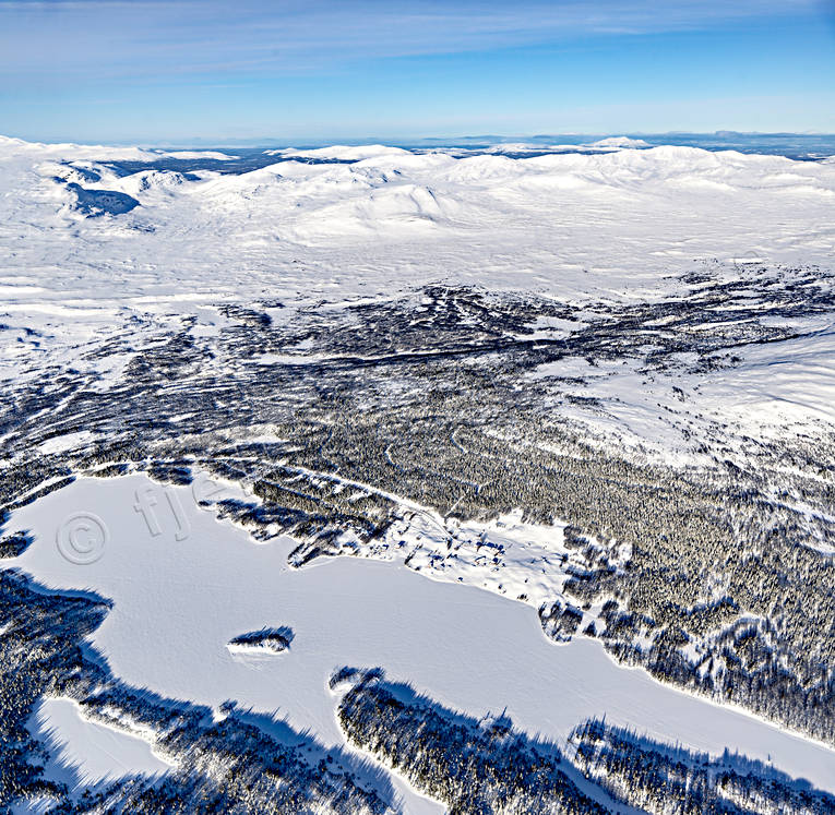 aerial photo, aerial photo, aerial photos, aerial photos, drone aerial, drönarbild, drönarfoto, Jamtland, landscapes, Lunndorrsfjallen, Tossåsen, Tossåssjön, winter