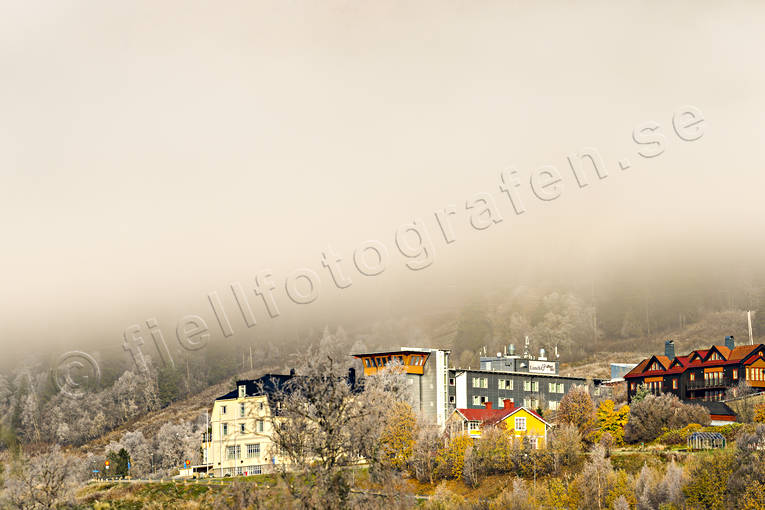 Are, autumn, buildings, cloud, hotell, installations, Jamtland, Tott hotell