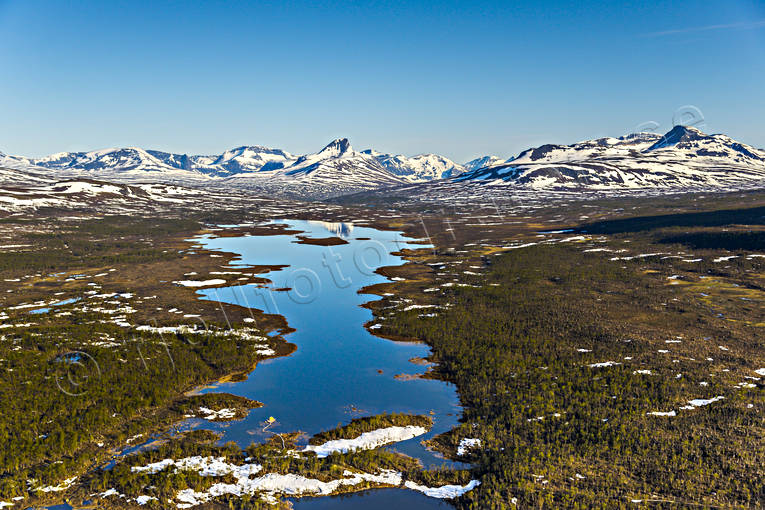 Treriksröset aerial pictures aerial photos, aerial picture, aerial pictures, border, fjällbilder, flygbilder, Golddajavri, Koltajaure, landscapes, landsgräns, Lapland, nationsgräns, Nordkalotten, summer, Swedish Mountains, Treriksröset