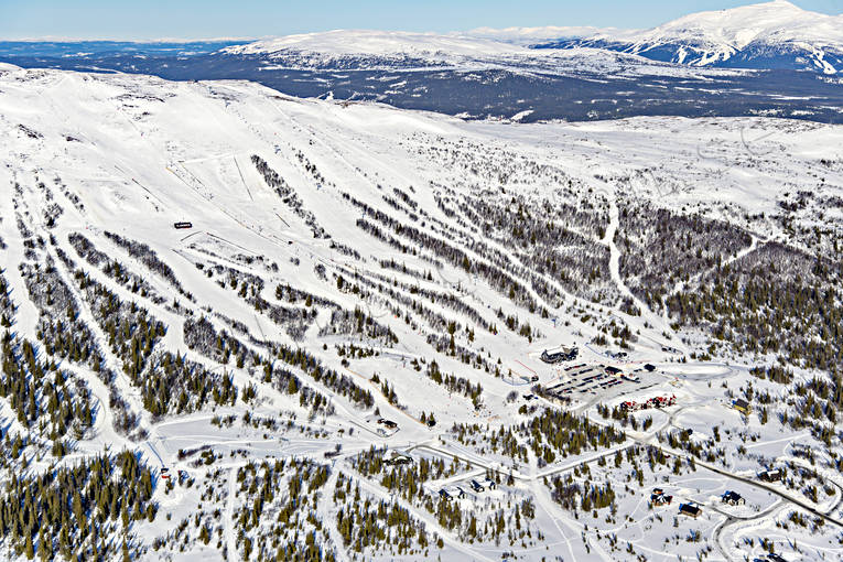 aerial photo, aerial photo, aerial photos, aerial photos, drone aerial, drnarfoto, installations, Jamtland, journeys down, landscapes, ski resort, ski resort, ski slopes, Trillevallen, winter