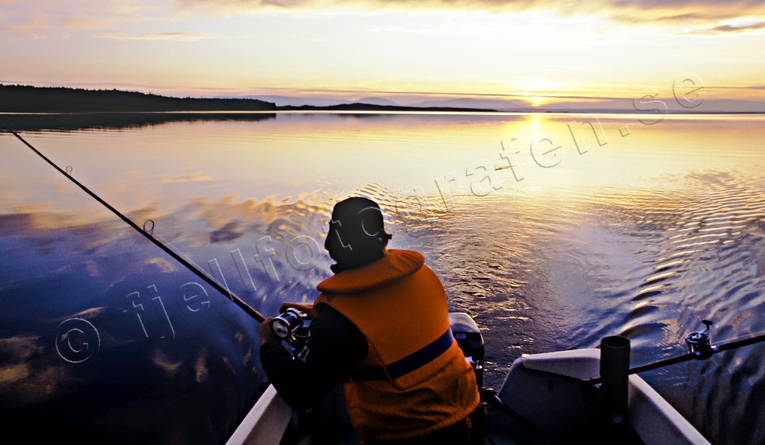 angling, boat fishing, evening, evening fishing, fishing, Great Lake, latmansfiske, storsjoflaket, trolling, trollingfiske