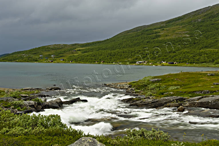 fjlllv, landscapes, Lapland, national park, Padjelanta, stream, summer