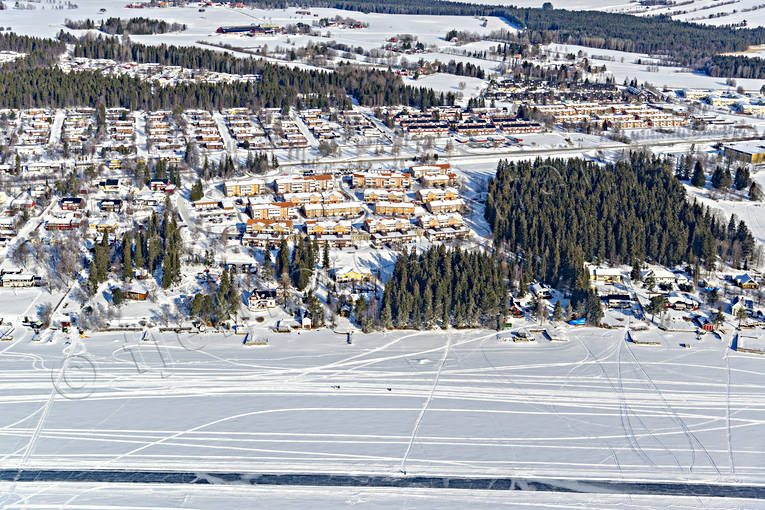 aerial photo, aerial photo, aerial photos, aerial photos, drone aerial, drönarfoto, Froson, ice track, Jamtland, Ostersund, städer, tail-wind, valla, winter