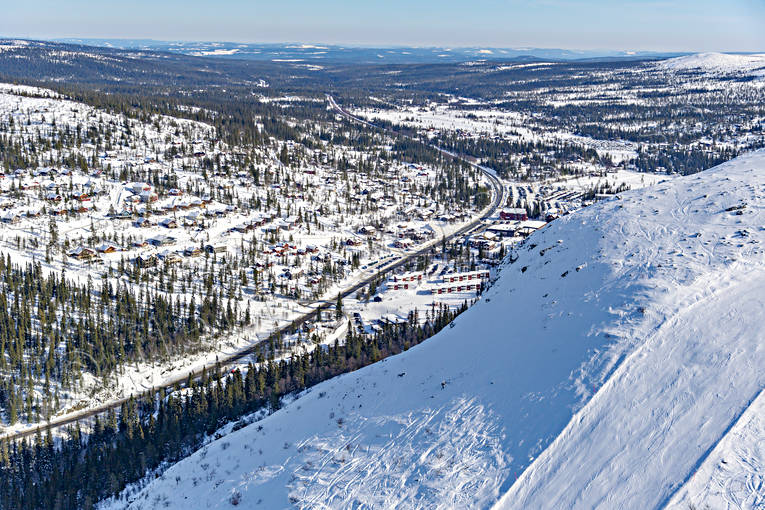 aerial photo, aerial photo, aerial photos, aerial photos, drone aerial, drnarfoto, Herjedalen, installations, ski resort, ski resort, ski slopes, Vemdalsskalet, winter