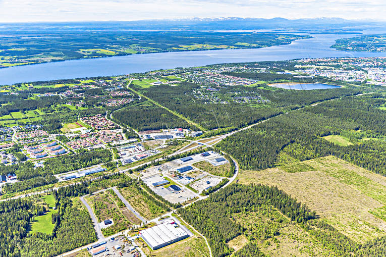 aerial photo, aerial photo, aerial photos, aerial photos, drone aerial, drnarfoto, Jamtland, Ostersund, stder, summer, Torvalla, Verksmon