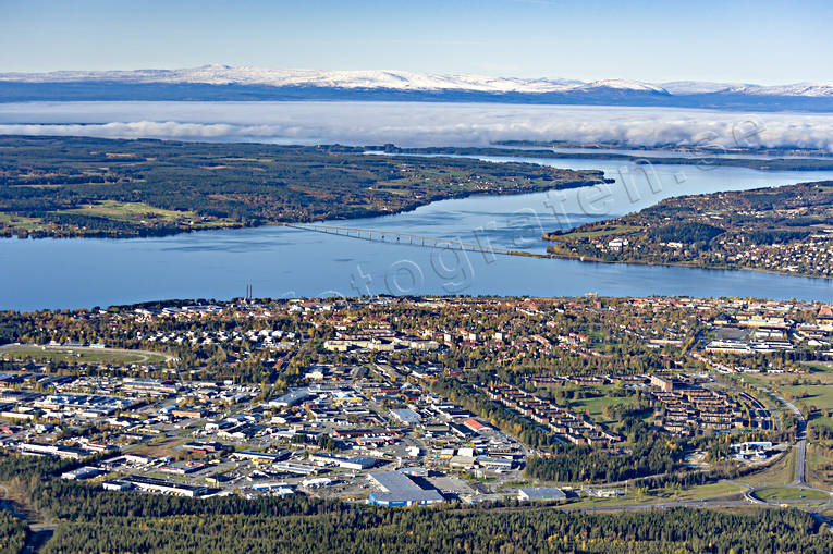 aerial photo, aerial photo, aerial photos, aerial photos, drone aerial, drönarfoto, Jamtland, Odenskog, Ostersund, städer, Vallsund Bridge, Vallsundet