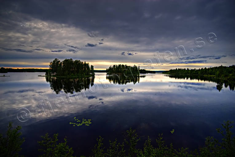 glassily, ground image, island, islands, lake, landscapes, Medelpad, seasons, sjutsikt, summer, view