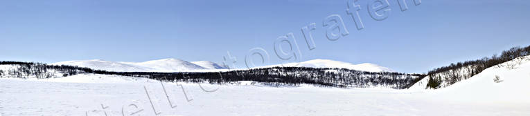 Anaris Mountains, Jamtland, landscapes, mountain, mountain, mountain forest, panorama, panorama pictures, Wide lake, winter