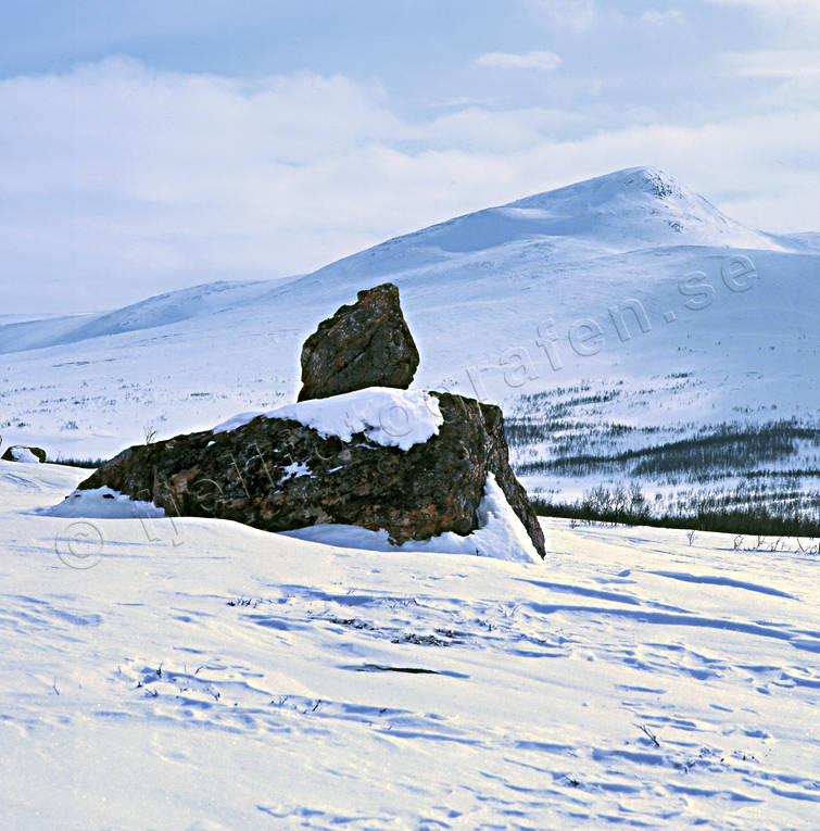 landscapes, Lapland, mountain, Vardofjallen, winter