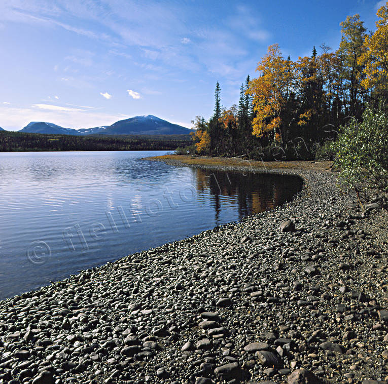 an lake, Ann lake, autumn, Jamtland, lake, landscapes, mountain, Snasa Mountains