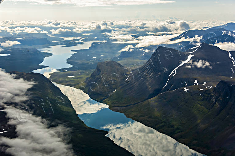 aerial photo, aerial photo, aerial photos, aerial photos, drone aerial, drnarfoto, Kaska Kaitumjaure, landscapes, Lapland, summer