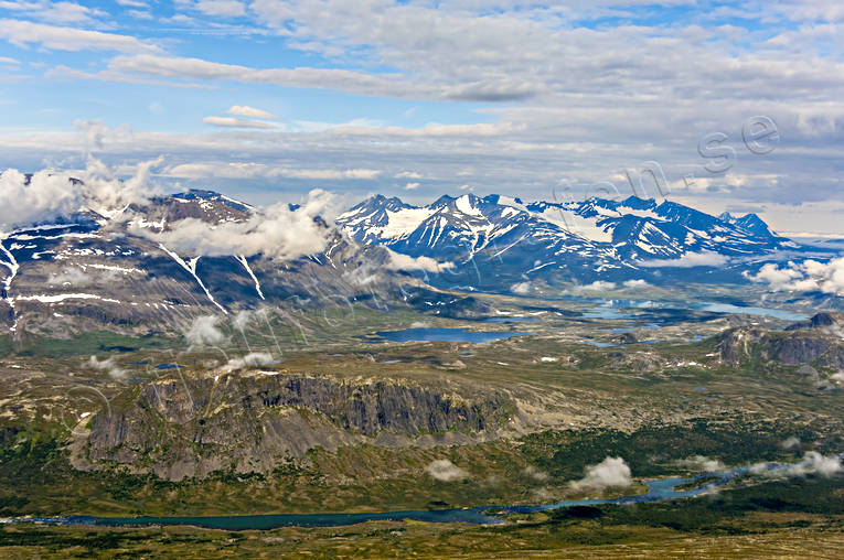 aerial photo, aerial photo, aerial photos, aerial photos, drone aerial, drnarfoto, Kbtjaure, landscapes, Lapland, Rinim, Sarektjkk, Sitotno, summer, Teknalis, par