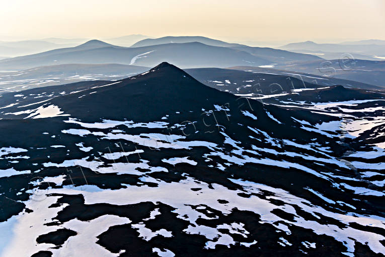 fjllbilder, landscapes, Lapland, snow melt, spring, Tsanatjhkka, Vindel mountains