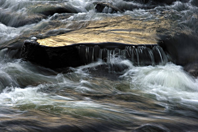 creek, hoarfrost, river, running, seasons, stream, vatten, water