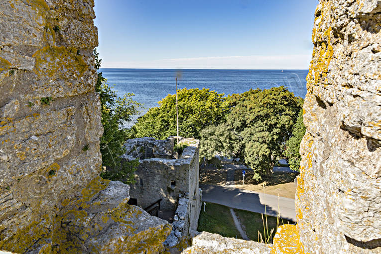 Gotland, ringmuren, stder, Visby