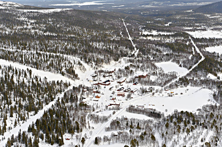 aerial photo, aerial photo, aerial photos, aerial photos, drone aerial, drnarfoto, installations, Jamtland, landscapes, Vldalens Fjllstation, winter