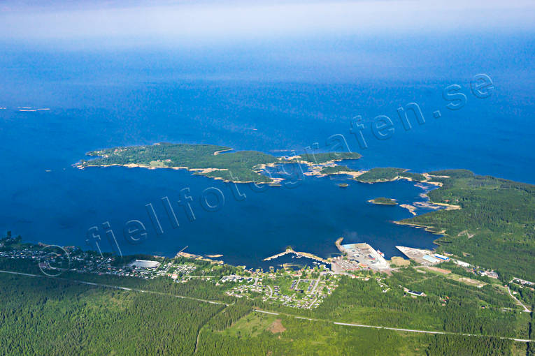 aerial photo, aerial photo, aerial photos, aerial photos, drone aerial, drnarfoto, landscapes, Otterbcken, port, small-boat harbour, Storn, summer, Vnern, Vstergtland