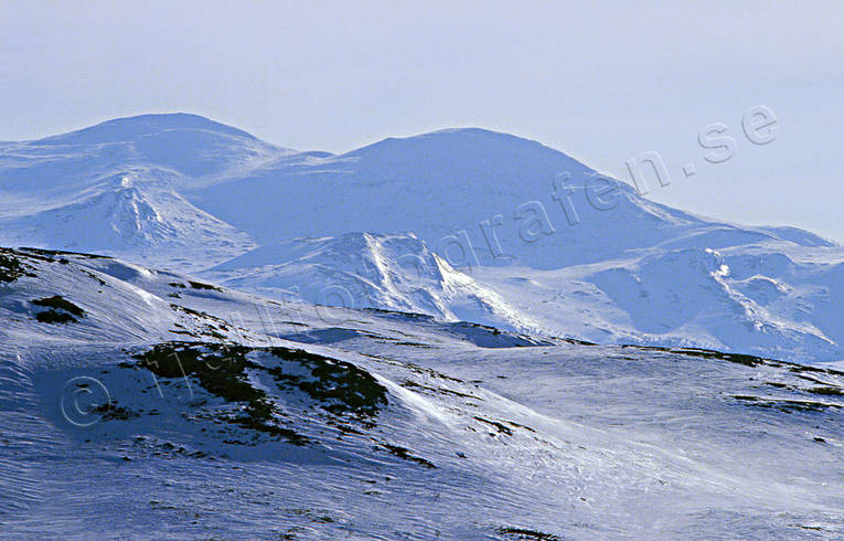 fjllfjllen, landscapes, Lapland, mountain, winter