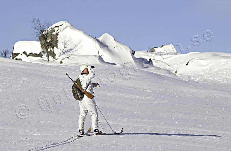alpine hunter, alpine hunting, binocular, hunting, looking out for with binoculars, mountains, ptarmigan, vinterjakt ripa, vinterripa, white grouse hunt, winter