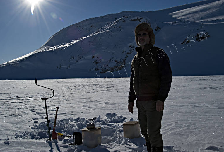 angling, backlight, char, char fishing, Door lake, fishing, fishing through ice, ice fishing, ice fishing, mountain, mountain fishing, sun, winter, winter fishing, winter sun