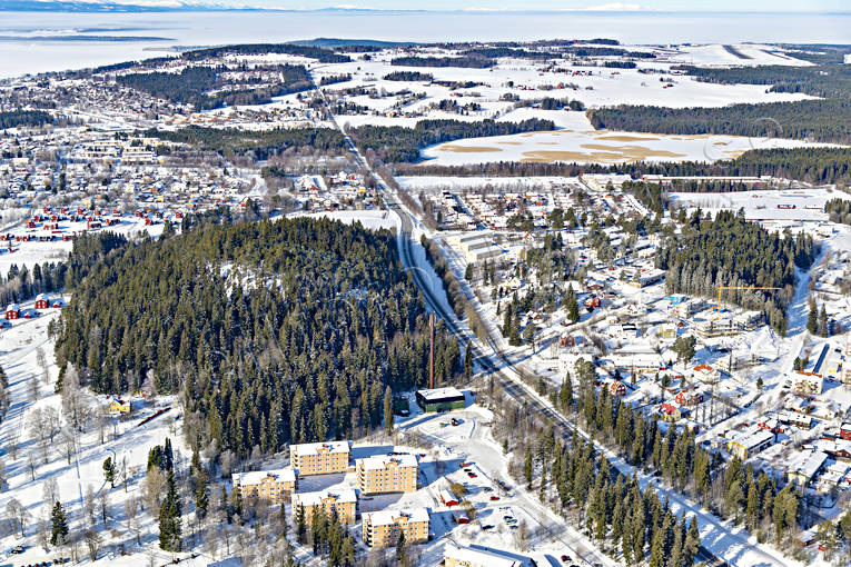 aerial photo, aerial photo, aerial photos, aerial photos, And lake, drone aerial, drnarfoto, fornborg, Froson, Frsdal, Jamtland, Ostersund, winter, neberget