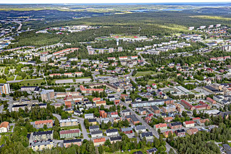 aerial photo, aerial photo, aerial photos, aerial photos, Angermanland, drone aerial, drönarbild, drönarfoto, samhällen, summer, Örnsköldsvik