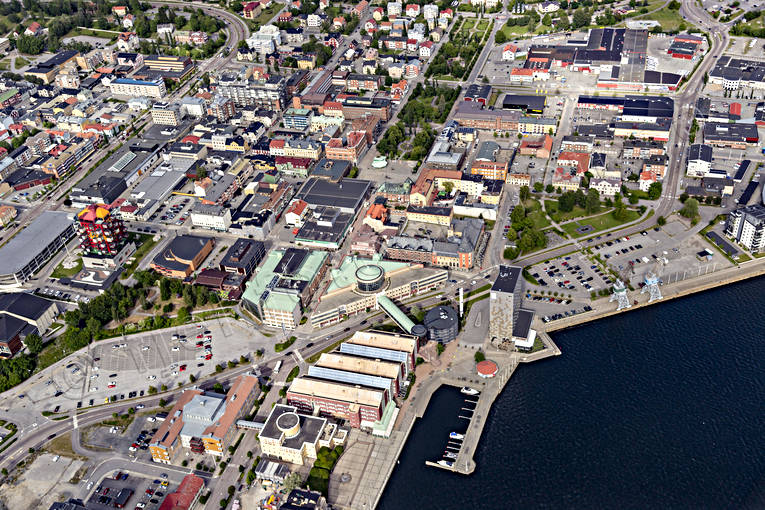 aerial photo, aerial photo, aerial photos, aerial photos, Angermanland, drone aerial, drönarbild, drönarfoto, harbour, samhällen, summer, Örnsköldsvik