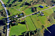 aerial photo, aerial photo, aerial photos, aerial photos, Bye, drone aerial, drnarfoto, E45, farms, Hammerdal, Jamtland, summer