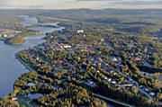 aerial photo, aerial photo, aerial photos, aerial photos, drone aerial, drönarfoto, Lapland, Lycksele, samhällen, summer