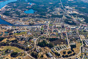 aerial photo, aerial photo, aerial photos, aerial photos, centre, drone aerial, drnarfoto, Halsingland, Inre hamnen, Norrberget, samhllen, spring, stder, Sderhamn, water-tower, sberget