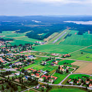 aerial photo, aerial photo, aerial photos, aerial photos, Dala-Järna, Dalarna, drone aerial, drönarfoto, habitation, landscapes, samhällen, summer