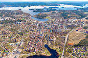 aerial photo, aerial photo, aerial photos, aerial photos, Britsarvet, centre, Dalarna, drone aerial, drnarfoto, Falun, Falun, Klgrdsudden, Runn, slagghgar, slaggvarp, spring, stder, Tisken, Varpan, stanfors