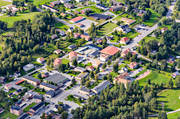 aerial photo, aerial photo, aerial photos, aerial photos, drone aerial, drönarfoto, Hammarstrand, Jamtland, samhällen