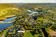 aerial photo, aerial photo, aerial photos, aerial photos, drone aerial, drönarbild, drönarfoto, Hammarstrand, Indal river, Jamtland, samhällen