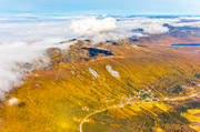 aerial photo, aerial photo, aerial photos, aerial photos, autumn, drone aerial, drönarfoto, Kittelfjall, landscapes, Lapland, mountain pictures, samhällen