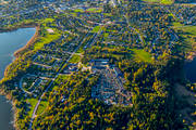 aerial photo, aerial photo, aerial photos, aerial photos, Angermanland, autumn, drone aerial, drnarfoto, Kramfors, samhllen