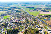 aerial photo, aerial photo, aerial photos, aerial photos, Arbogan, drone aerial, drnarfoto, Kungsr, samhllen, spring, Vstmanland