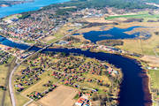 aerial photo, aerial photo, aerial photos, aerial photos, community, Dalarna, drone aerial, drnarfoto, Leksand, Limsjn, samhllen, spring, sterdallven, vermo