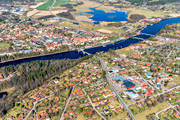 aerial photo, aerial photo, aerial photos, aerial photos, community, Dalarna, drone aerial, drnarfoto, Leksand, samhllen, spring, ker