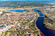 aerial photo, aerial photo, aerial photos, aerial photos, community, Dalarna, drone aerial, drnarfoto, Leksand, samhllen, spring