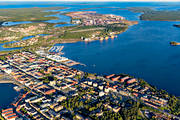 aerial photo, aerial photo, aerial photos, aerial photos, drone aerial, drnarfoto, Grsjlfjrden, Lulea, North Bothnia, Oskarsvarv, stder, summer