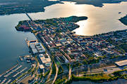 aerial photo, aerial photo, aerial photos, aerial photos, drone aerial, drnarfoto, Lulea, North Bothnia, stder, summer, Sdra hamnen