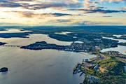 aerial photo, aerial photo, aerial photos, aerial photos, Bergnsbron, drone aerial, drnarfoto, Grsjlfjrden, lule river, Lulea, North Bothnia, stder, summer