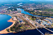 aerial photo, aerial photo, aerial photos, aerial photos, Dalarna, drone aerial, drnarfoto, Mora, spring, stder