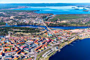 aerial photo, aerial photo, aerial photos, aerial photos, Dalarna, drone aerial, drönarfoto, Mora, spring, städer