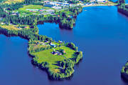 aerial photo, aerial photo, aerial photos, aerial photos, drone aerial, drönarfoto, Jamtland, Risnäset, samhällen, Stroms Vattudal, Strömsund, summer, Svartön, Vattudalen