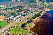 aerial photo, aerial photo, aerial photos, aerial photos, bath, beach, Dalarna, drone aerial, drnarfoto, lnggrunt, Rttvik, samhllen, sandy, spring
