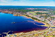 aerial photo, aerial photo, aerial photos, aerial photos, bath, beach, Dalarna, drone aerial, drnarfoto, Rttvik, samhllen, sandy, Siljan, spring